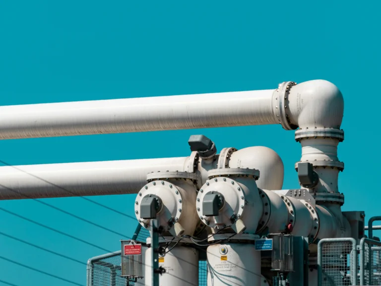 Industrial piping system requiring stress analysis